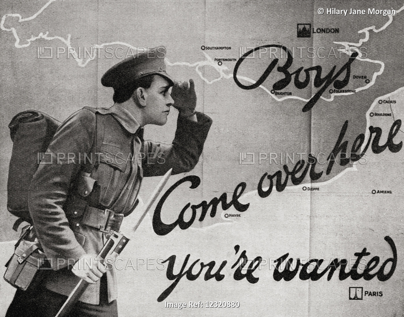 Wartime Recruitment Poster. From The Magazine Twenty Years After The ...