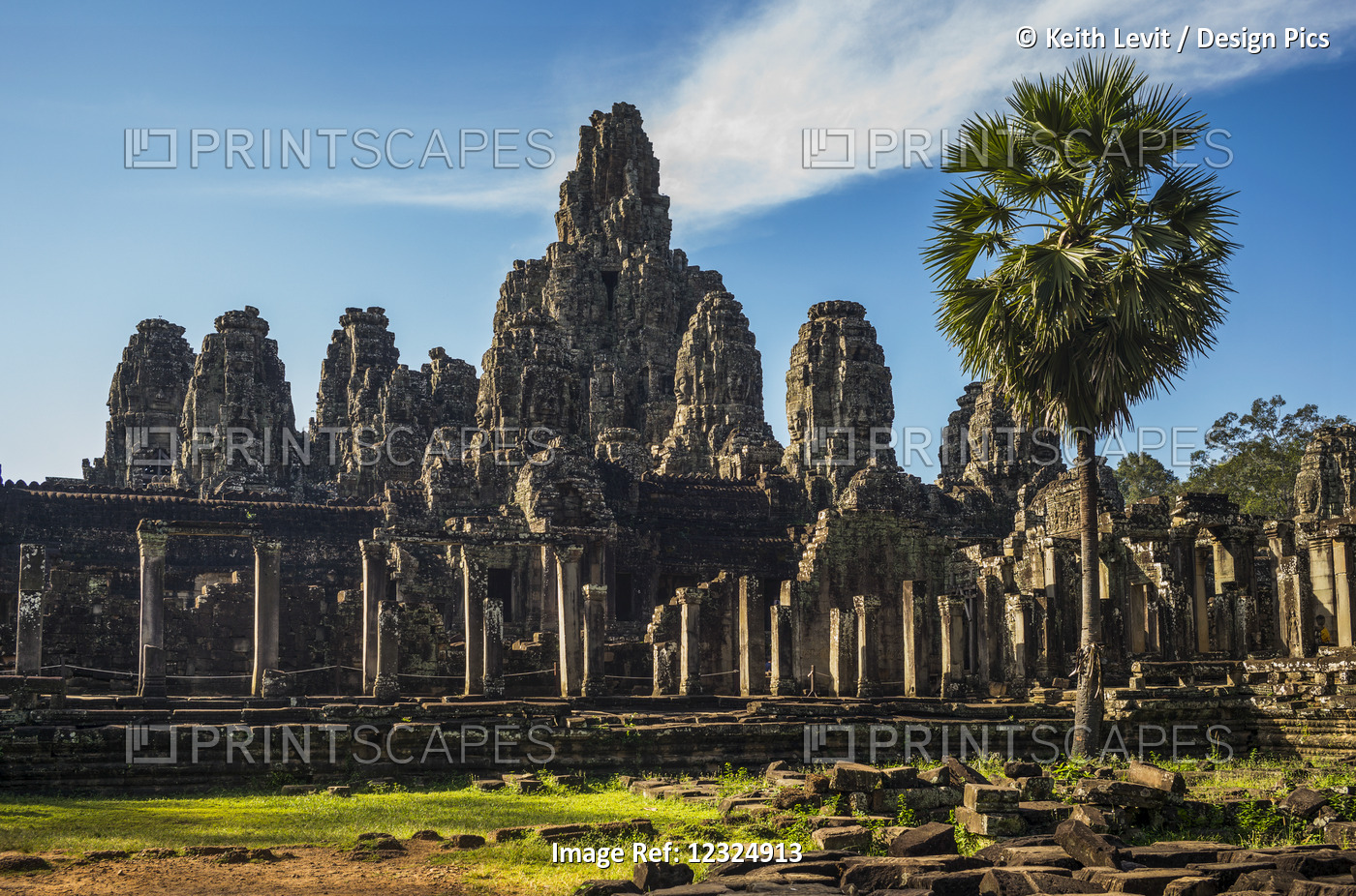 Bayon Temple, Angkor Thom; Krong Siem Reap, Siem Reap Province, Cambodia