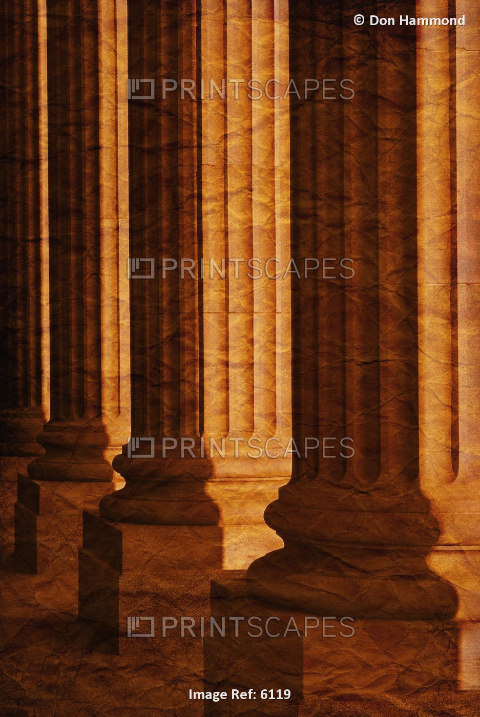Row Of Large Columns