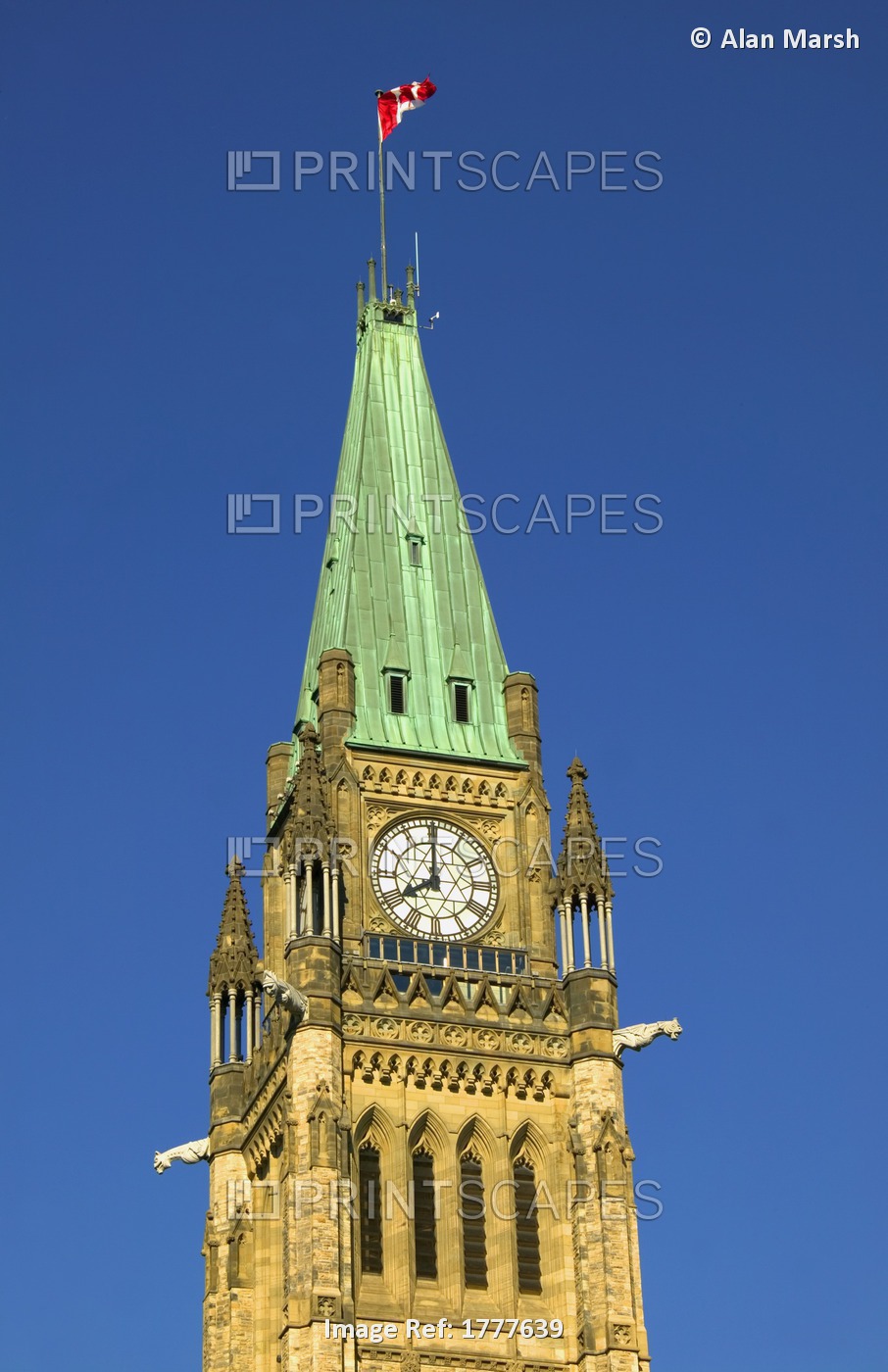 Close Up Of Ornate Clock Tower