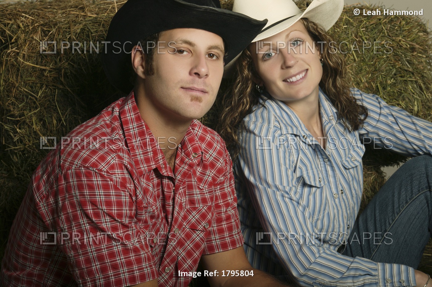 Couple Wearing Western Clothing
