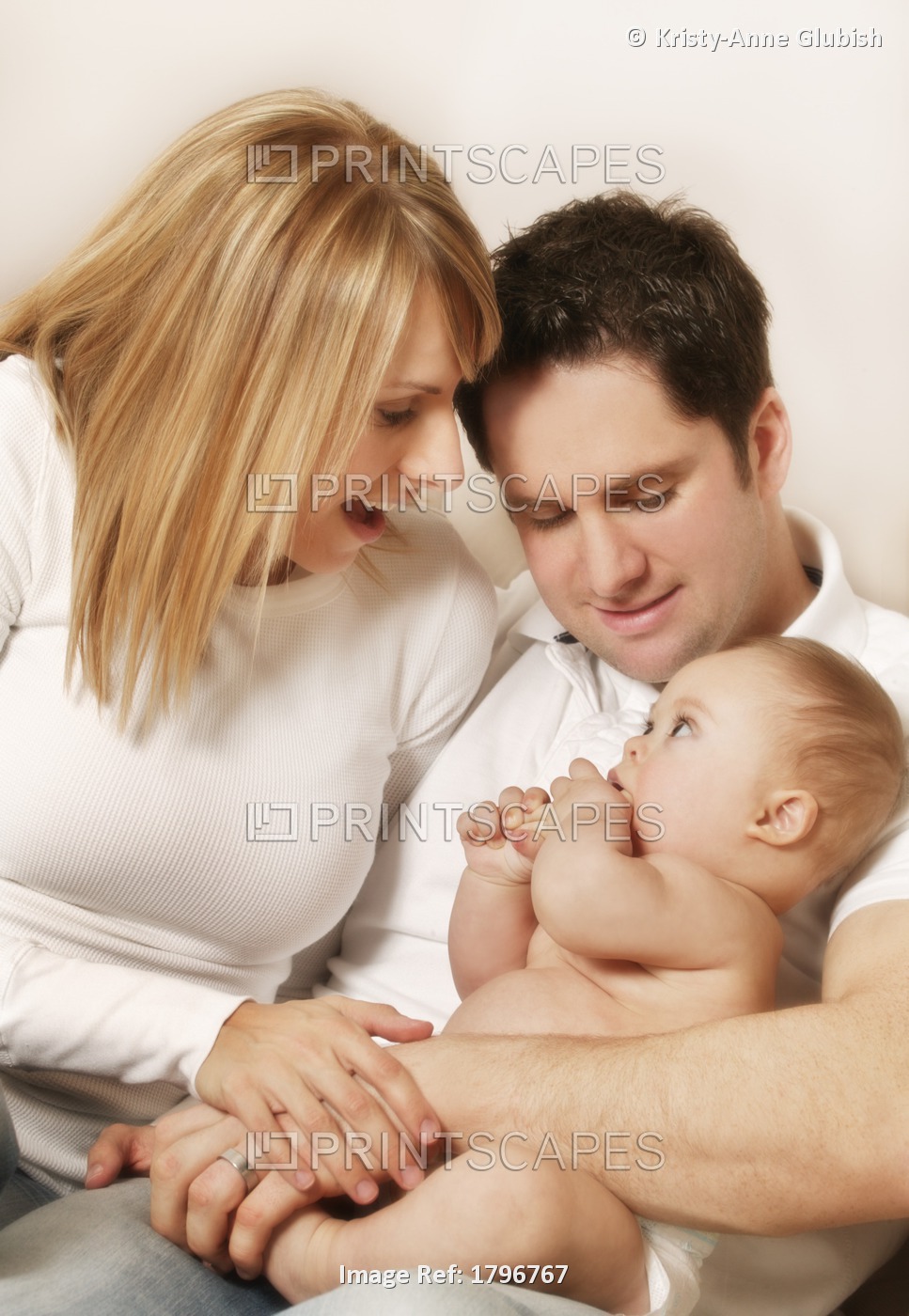 Parents Enjoying Baby with Down Syndrome