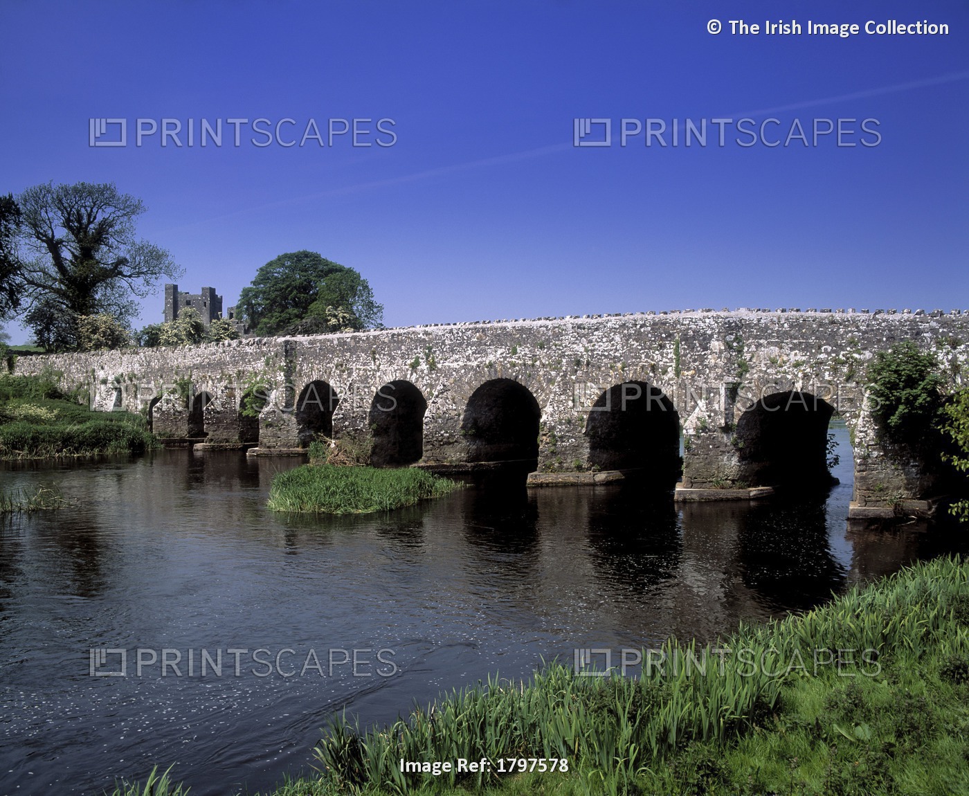 Bridge Across A River, River Boyne, County Meath, Republic Of Ireland