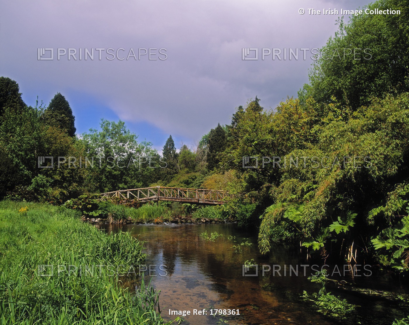 River Awbeg, Annesgrove, Castletownroche, Co Cork, Ireland; Bridge Over A River