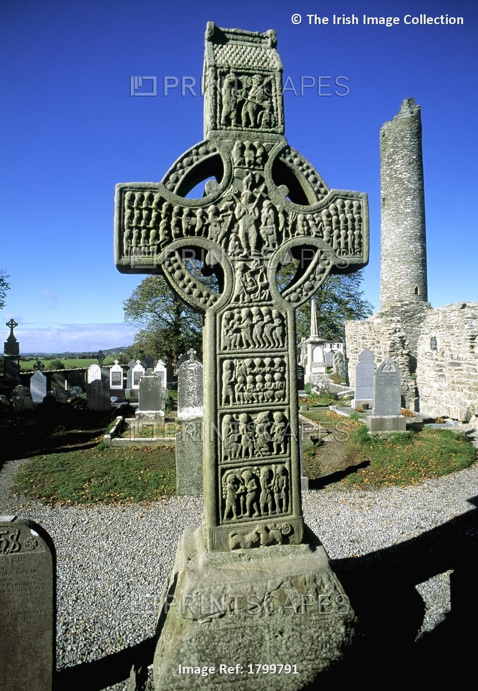 Muiredach's High Cross, Monasterboice, County Louth, 10Th Century Celtic High ...