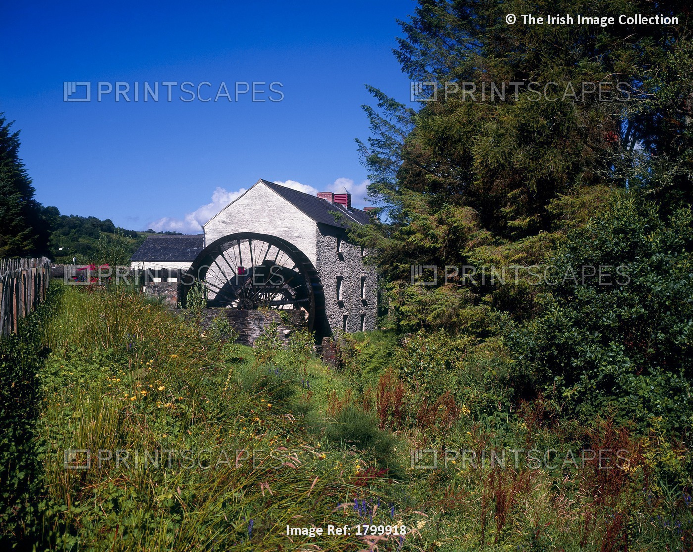New Mills, Co Donegal, Ireland; Water Wheel