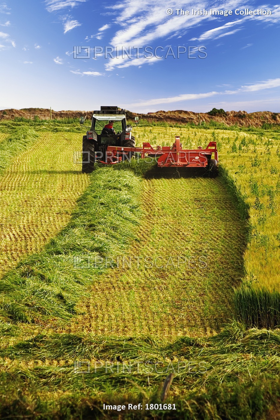 Co Waterford, Ireland; Silage Cutting