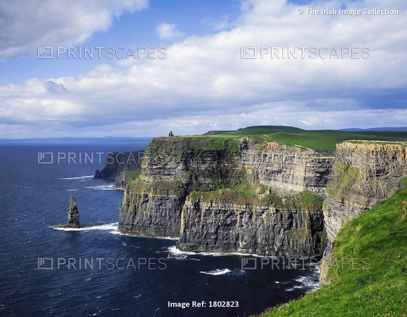 Cliffs Of Moher, Co Clare, Ireland; Cliffs On The Atlantic Ocean
