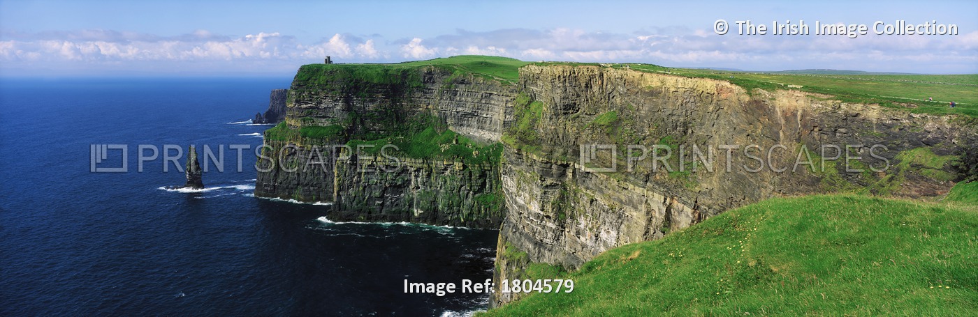 Cliffs Of Moher, Co Clare, Ireland; Cliffs On The Atlantic Ocean