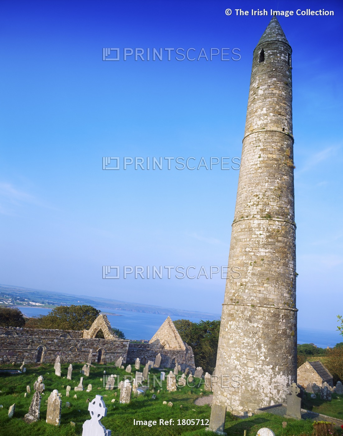 Ardmore, County Waterford, Ireland, Ardmore Round Tower And Cathedral