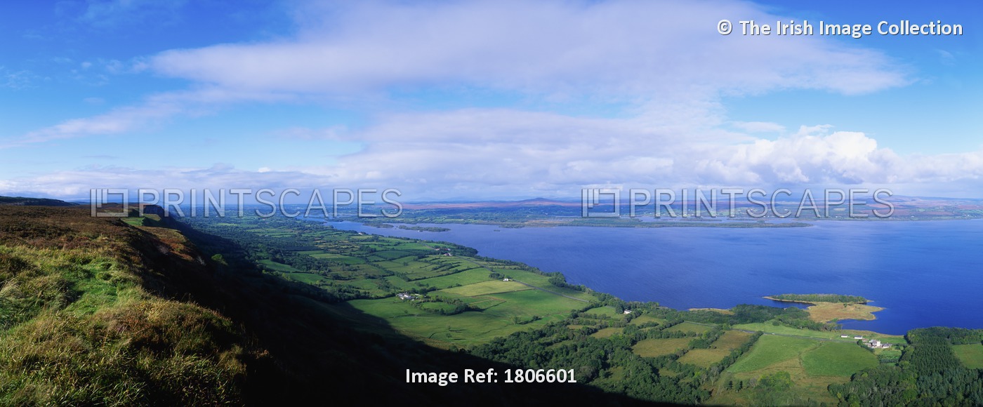 Co Fermanagh, Lower Lough Erne Looking Towards Belleek, Ireland