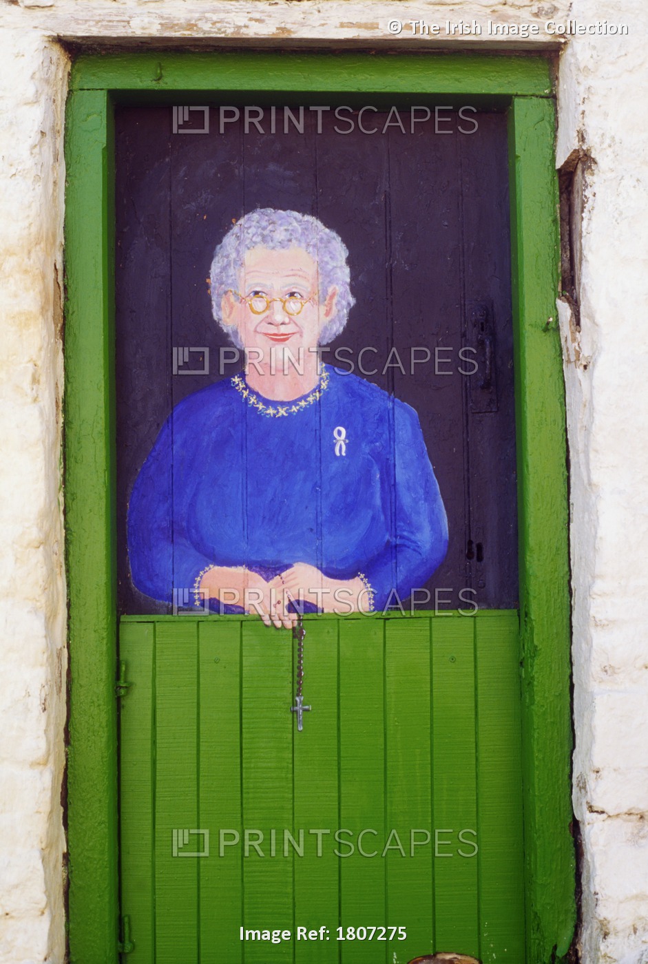 Ireland; Painted Door