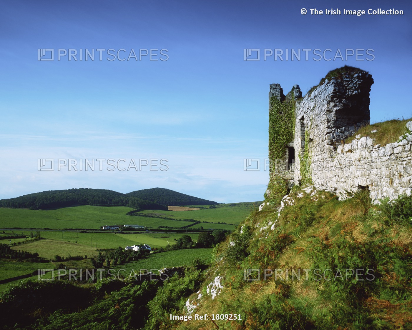 Dunamase Castle, County Laois, Ireland; Hilltop Castle Ruins