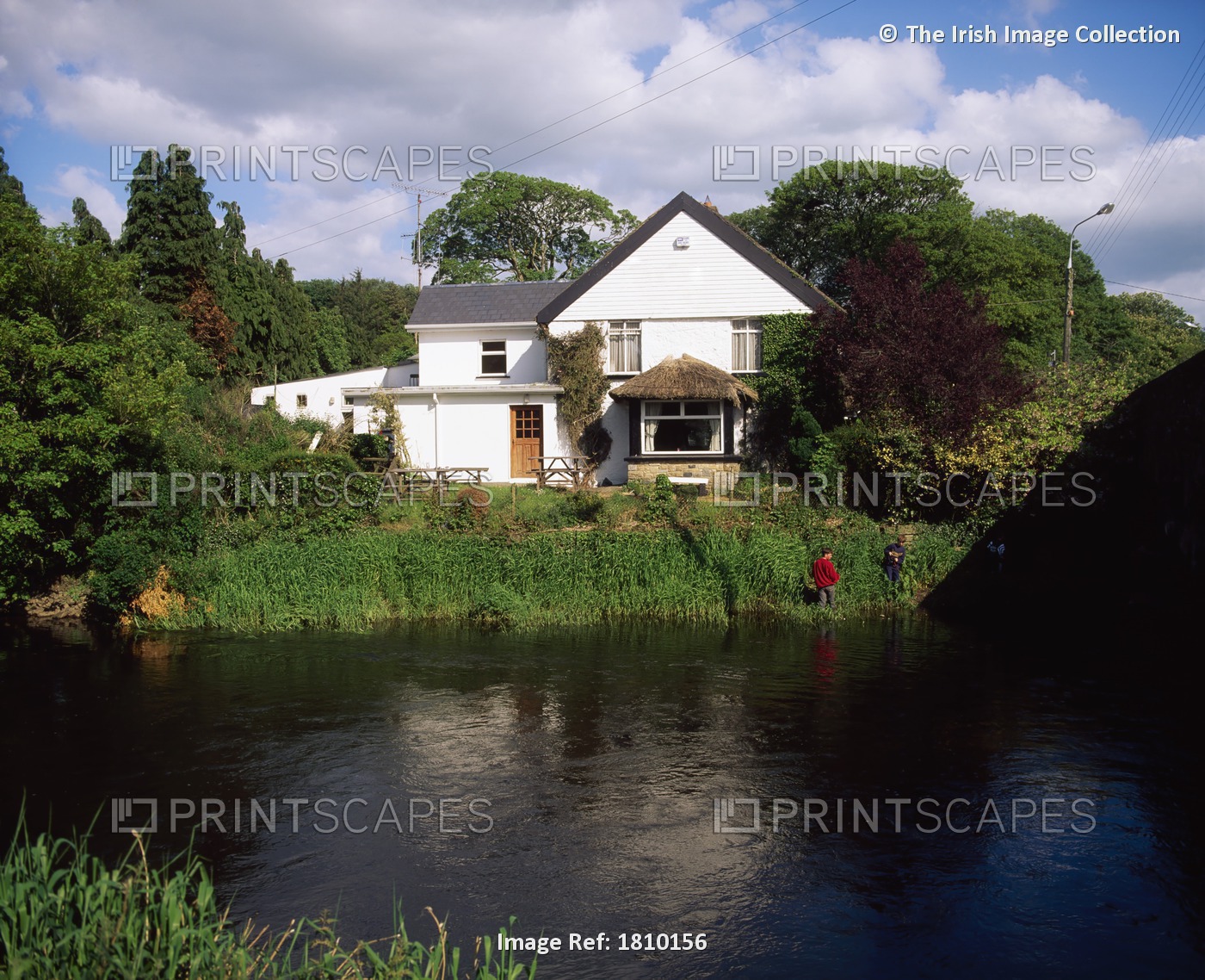 Derragarra Inn, Butlersbridge, Co Cavan, Ireland; People Near An Inn