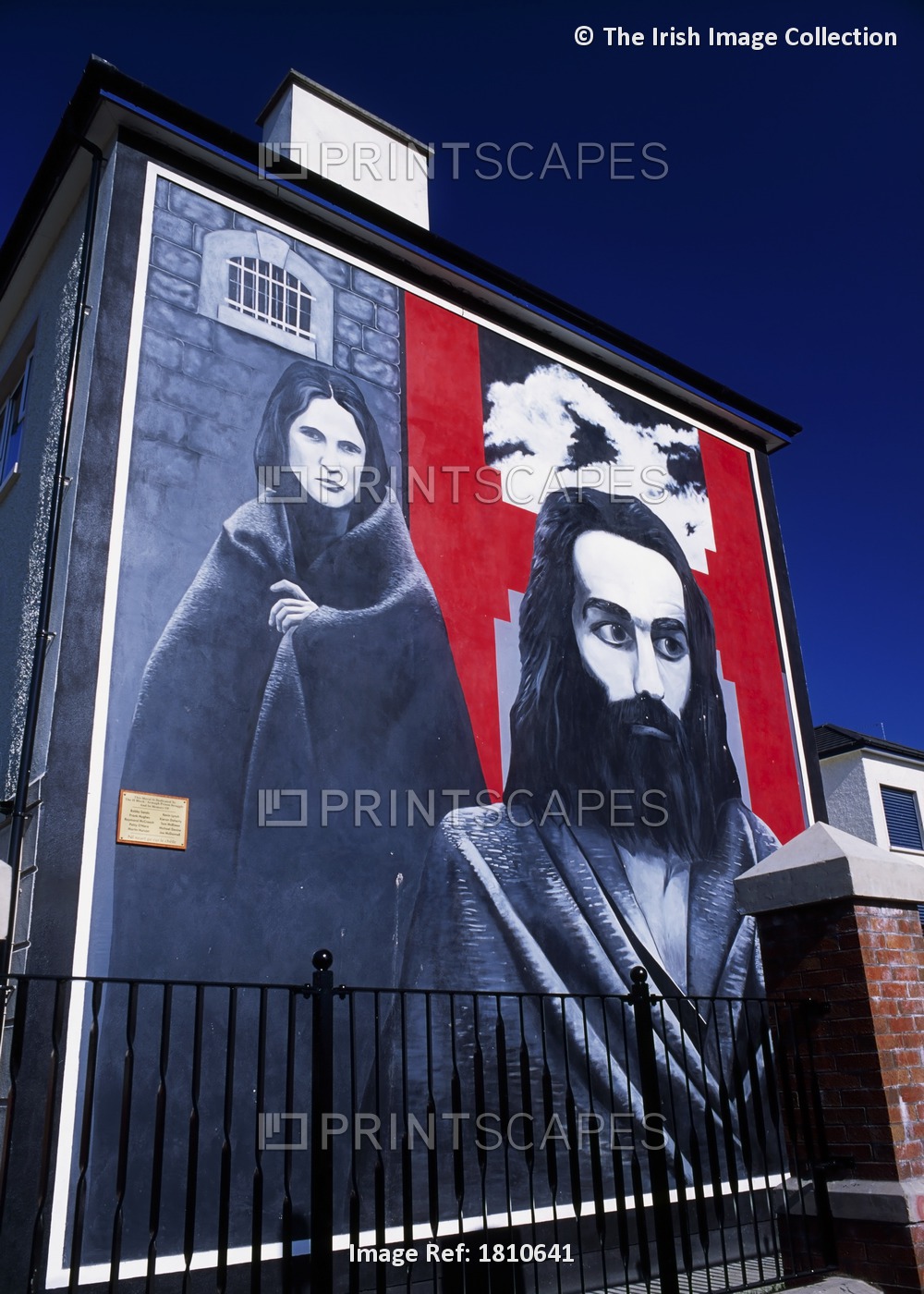 Bogside, Derry, Co Derry, Ireland; Mural Commemorating The Hunger Strike