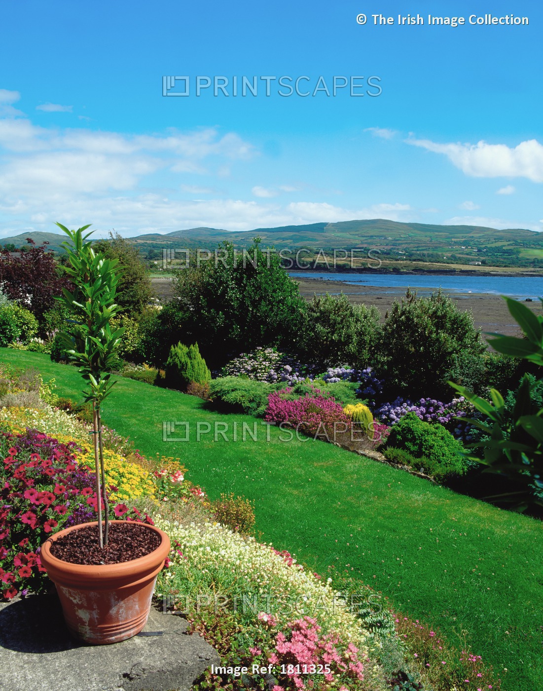 Kilcrohane, Co Cork, Ireland; View From Garden To Dunmanus Bay