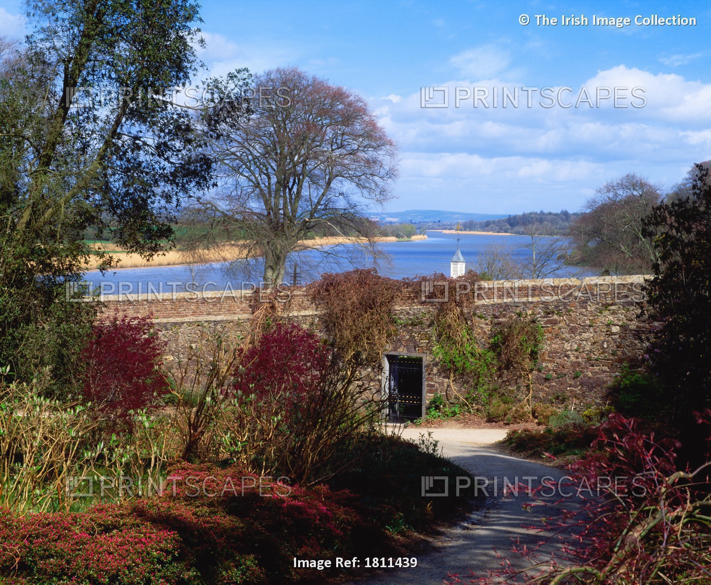 Mount Congreve Gardens, Co Waterford, Ireland; Garden Near The River Suir