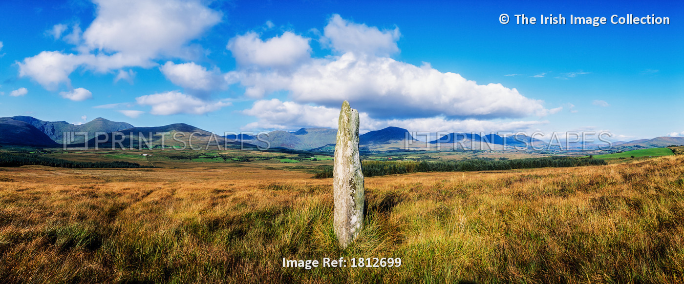 Droumlusk Standing Stone, Blackwater, Killarney, Co Kerry, Ireland