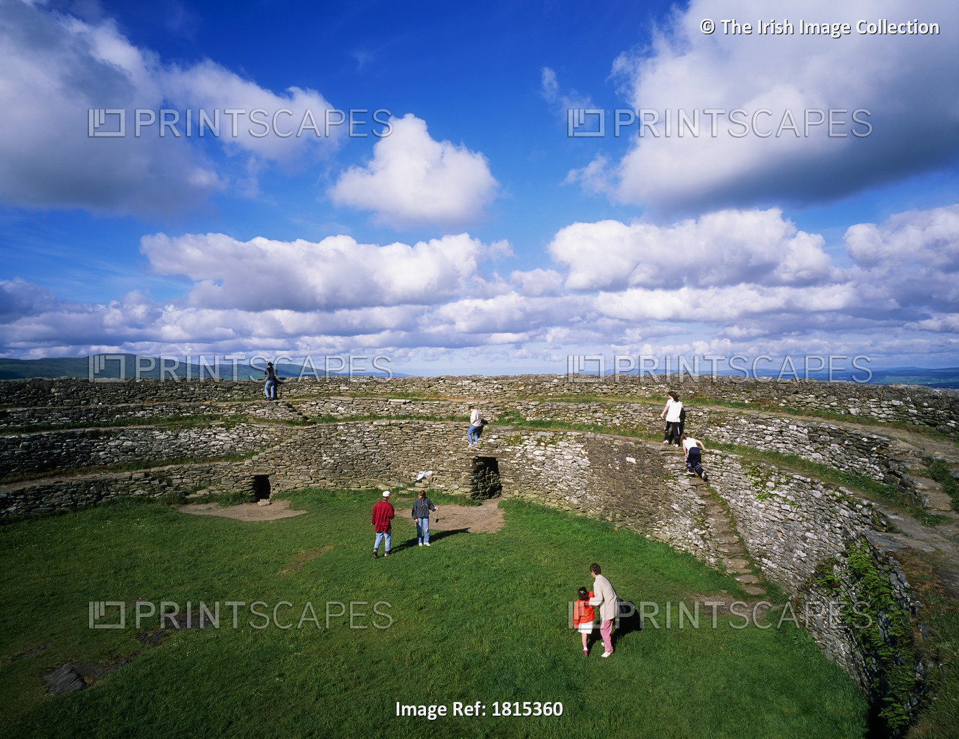 Grianan Of Aileach, Inishowen, Co Donegal, Ireland; Iron Age Stone Enclosure