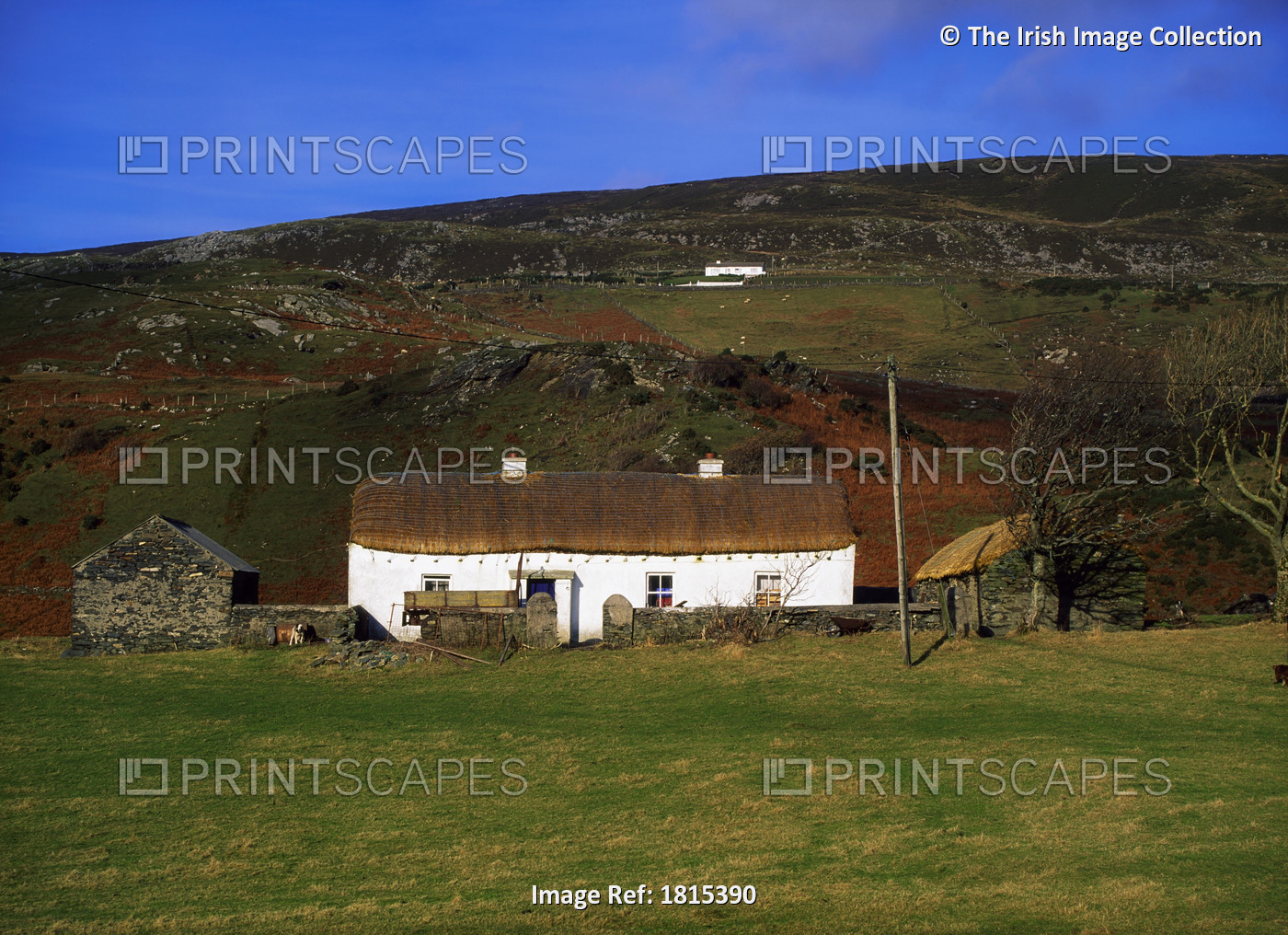 Glencolumbkille, Co Donegal, Ireland, Thatched Cottage