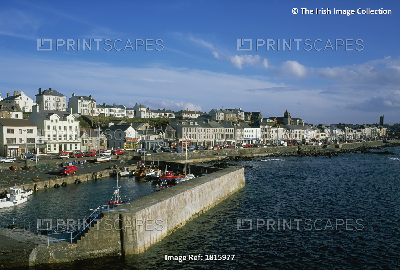 Co Derry, Portstewart Harbour And Town