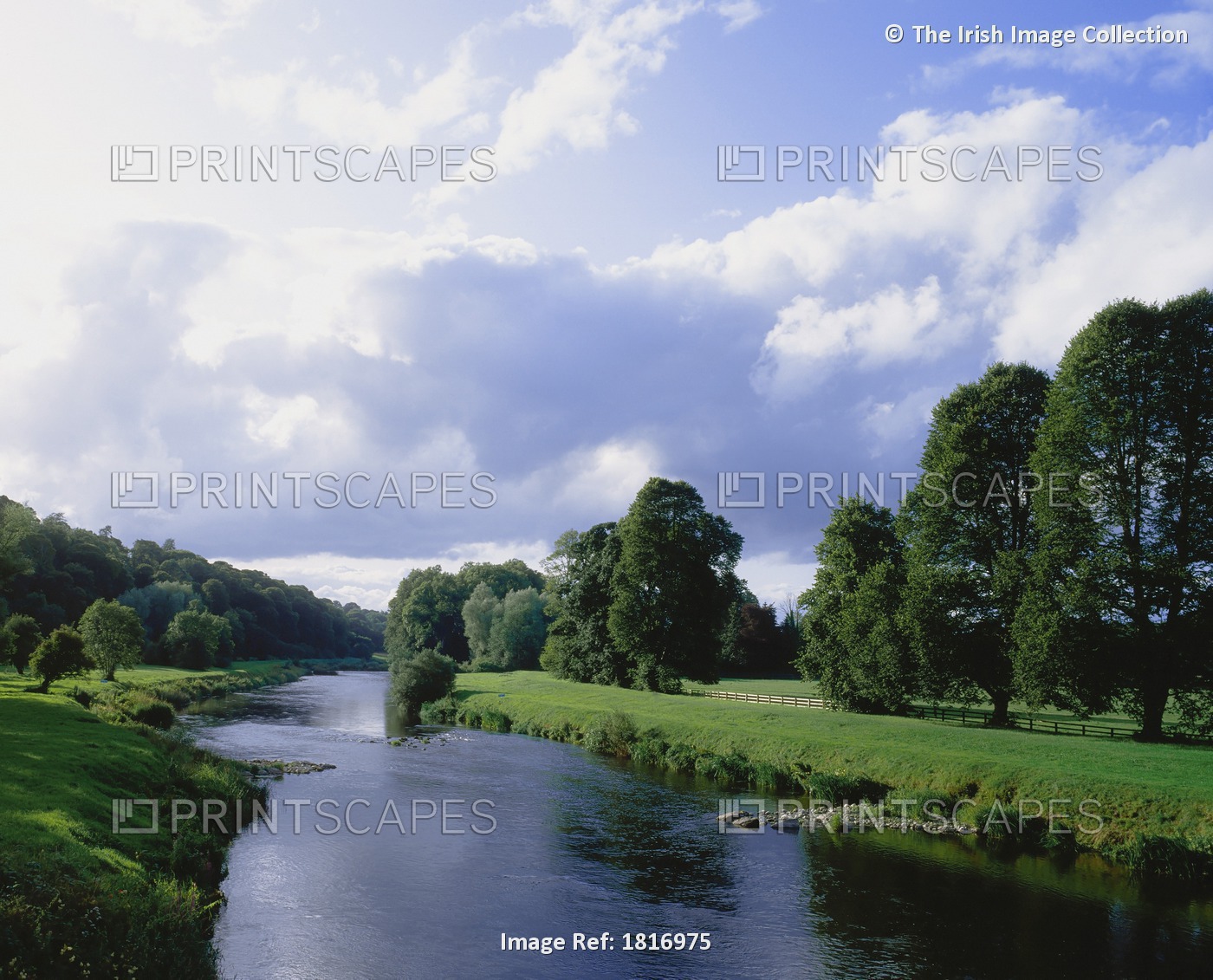 River Nore, Thomastown, Co Kilkenny, Ireland; River And Landscape