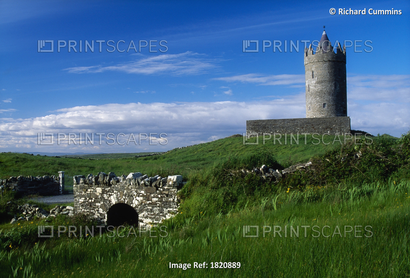 Doonagore Castle, Doolin, County Clare, Ireland; Castle In Countryside