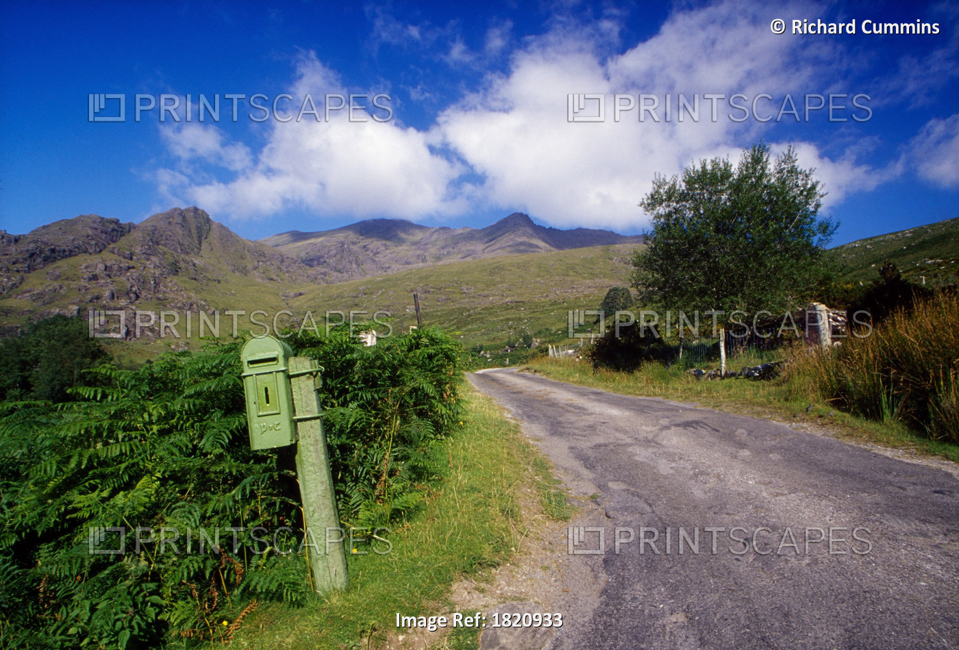 Black Valley, Killarney National Park, County Kerry, Ireland; Mailbox And ...