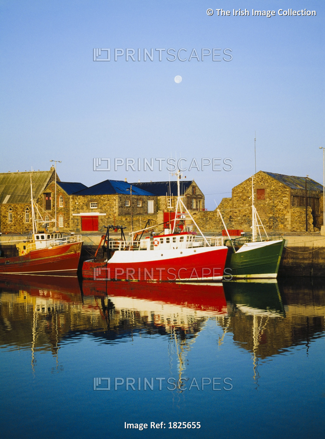 Howth Harbour, County Dublin, Ireland; Boats In Harbour