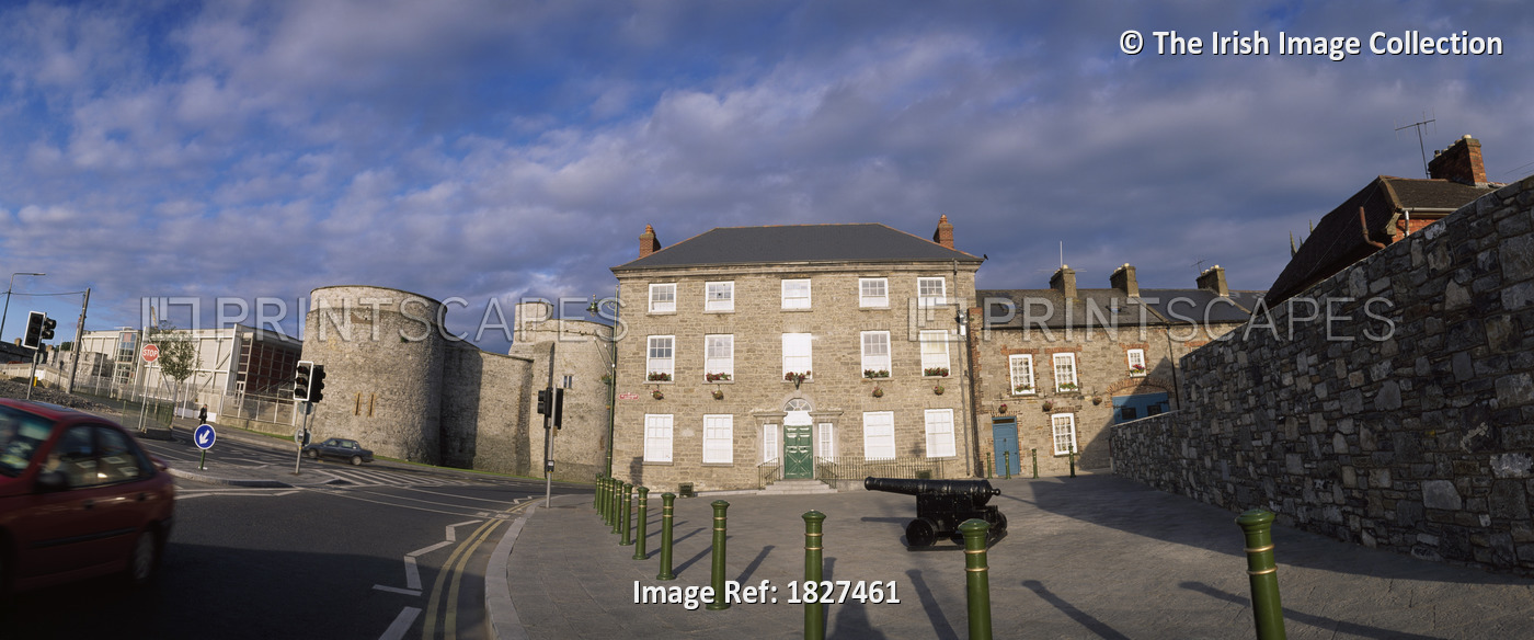 Limerick City,Co Limerick,Ireland; Exterior View Of King John's Castle And ...