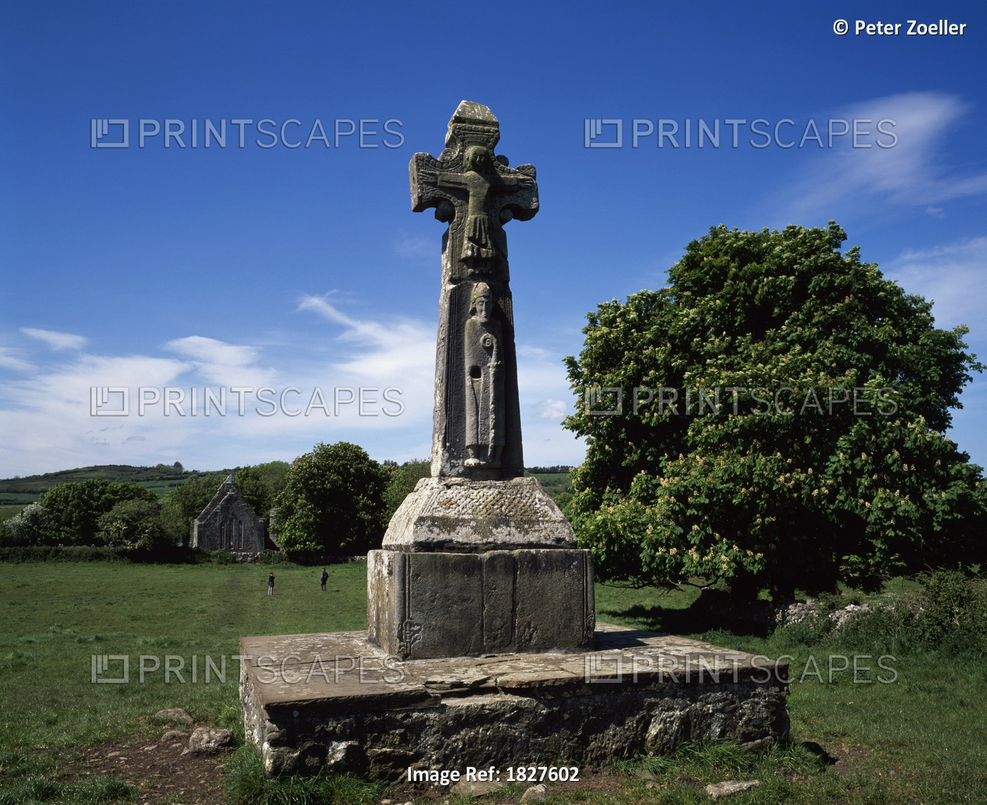 High Cross At Dysert O'dea, County Clare, Ireland