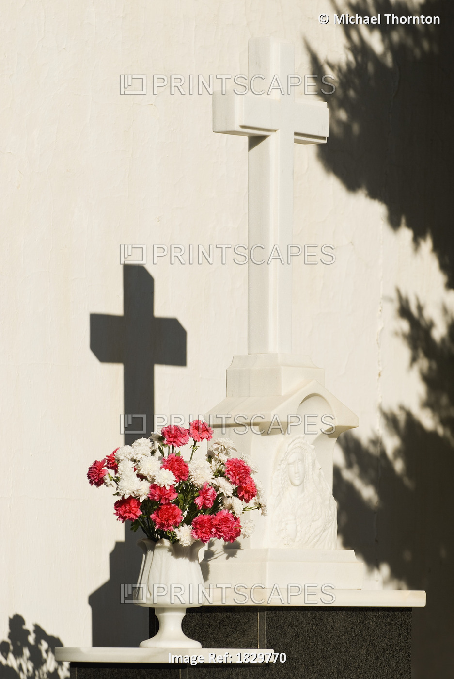 Flowers On Grave