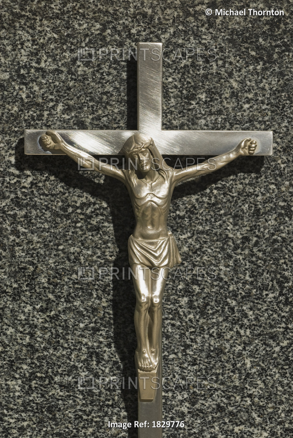Crucifix On Grave