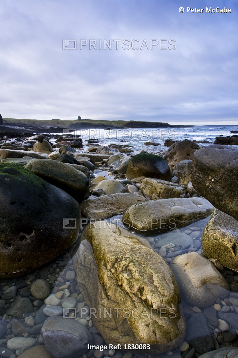 Mullaghmore, County Sligo, Ireland; Close-Up Of Rocks On Beach