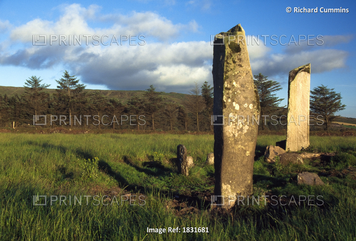 Lettermore, Connemara, County Galway, Ireland; Irish Standing Stones