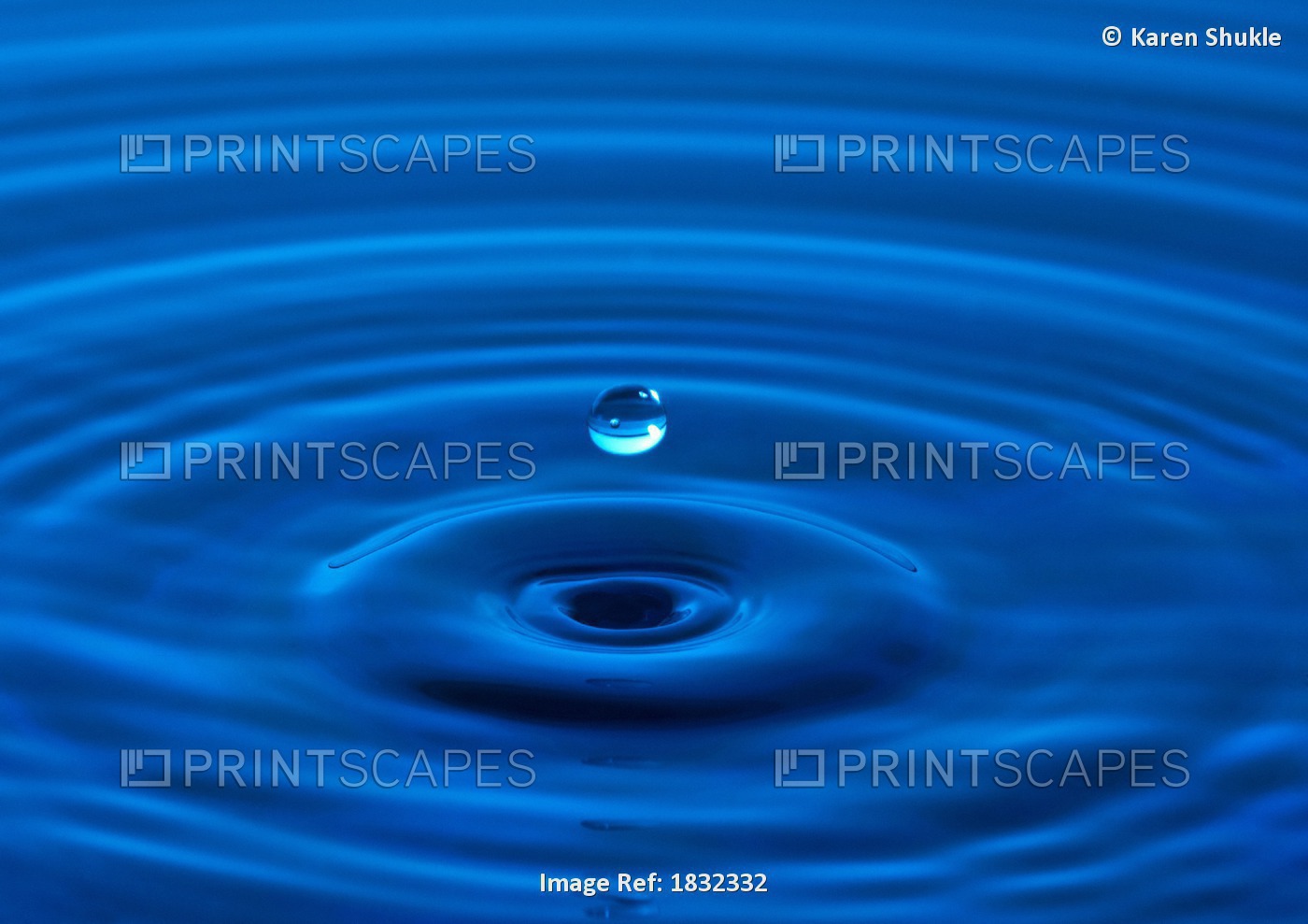 Blue Droplet