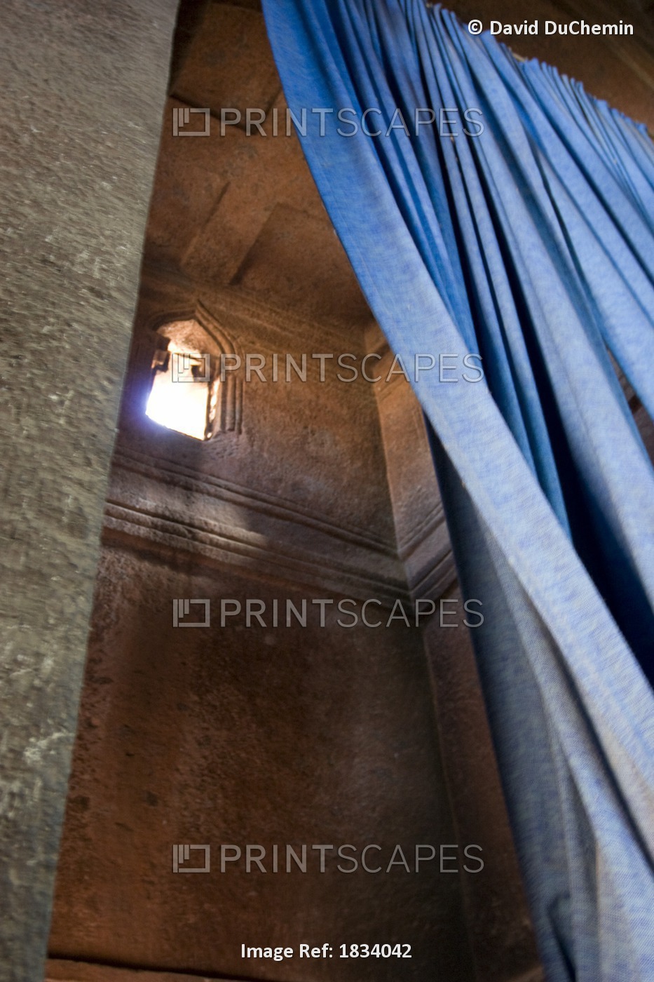 High Window Inside Lalibela Church; Lalibela, Ethiopia