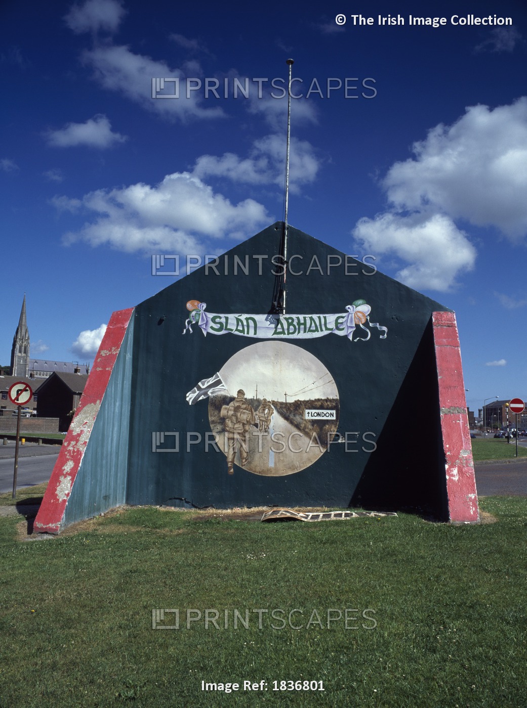 Bogside,Derry City,Co Londonderry,Northern Island,Mural On The Rear Of A Free ...