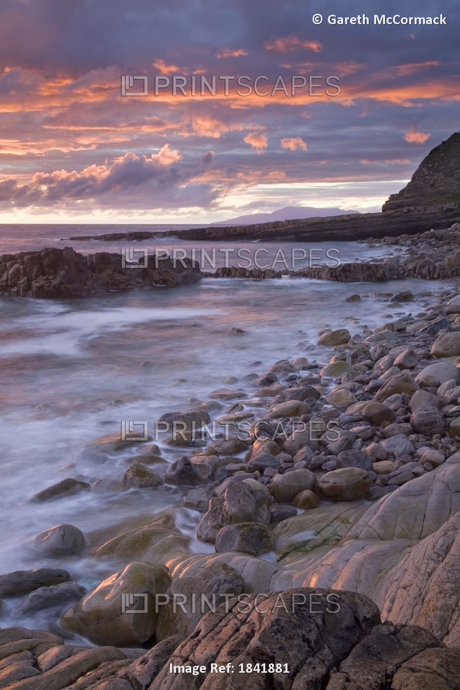 Mullaghmore Head, Co Sligo, Ireland; Sunset Over The Atlantic