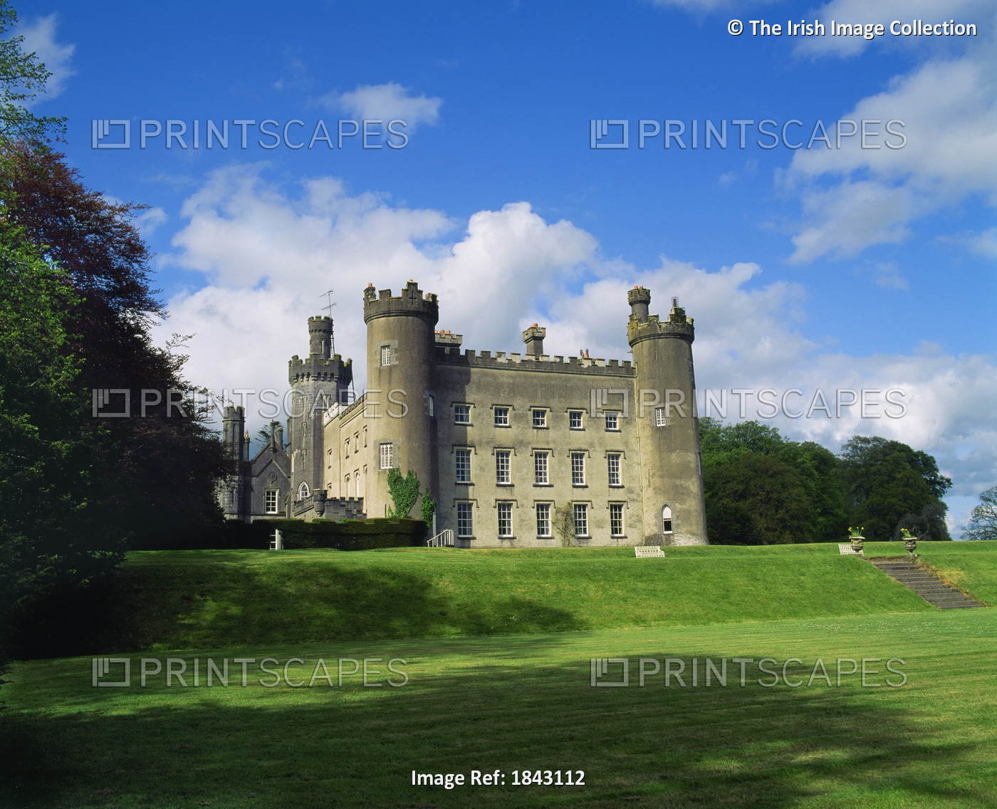 Tullynally Castle,Castlepolllard,Co Westmeath,Ireland; View Of Castle From ...