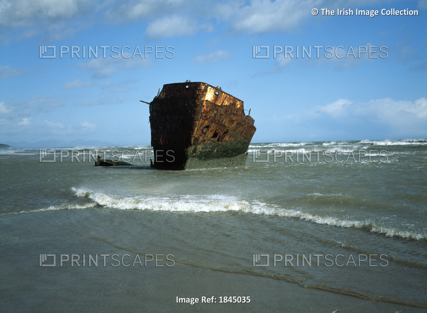 Shipwreck On The Beach; Baltray, Co Louth, Ireland