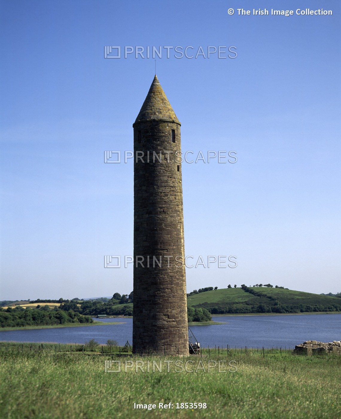 Round Tower, Devenish Island, County Fermanagh, Northern Ireland