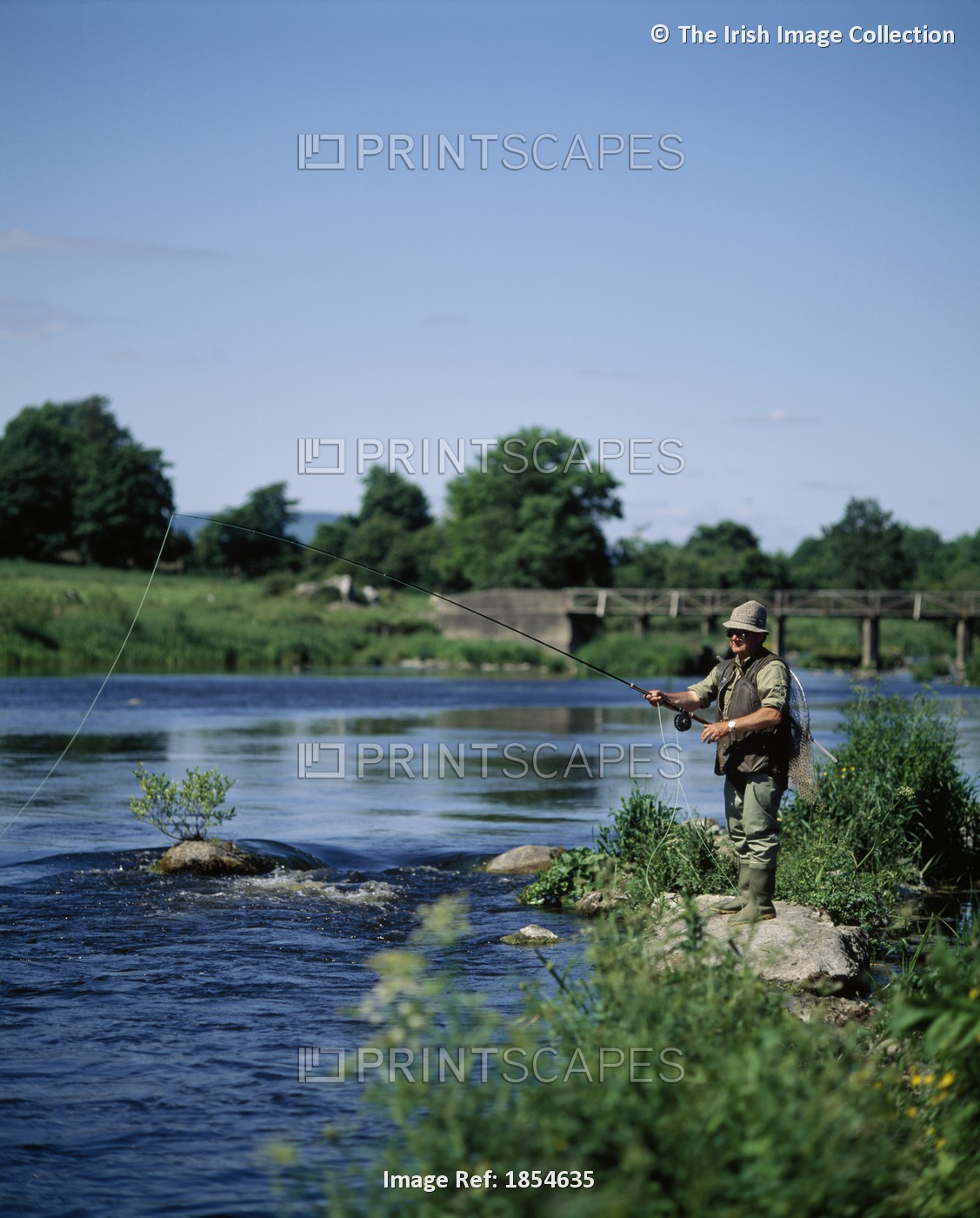 Man Fishing, Castleconnell, County Limerick, Ireland