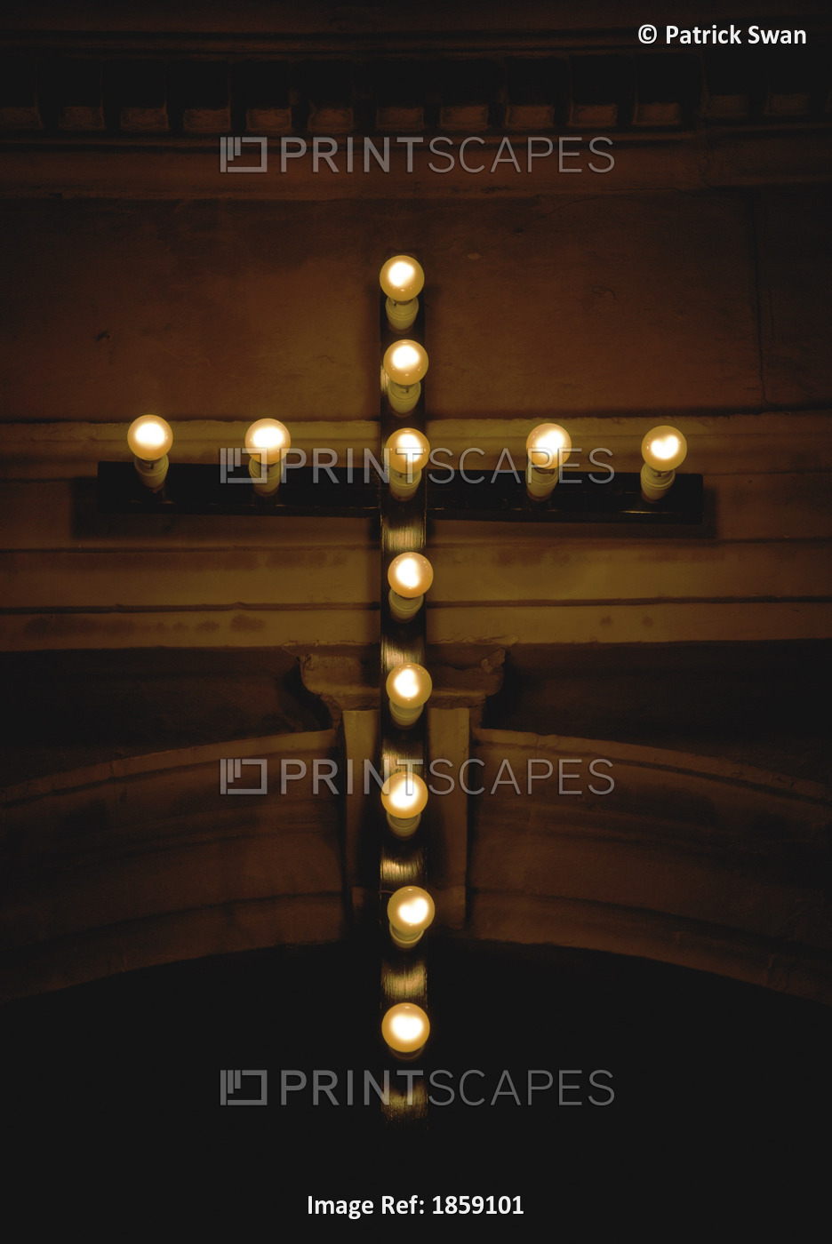 Cross With Lights
