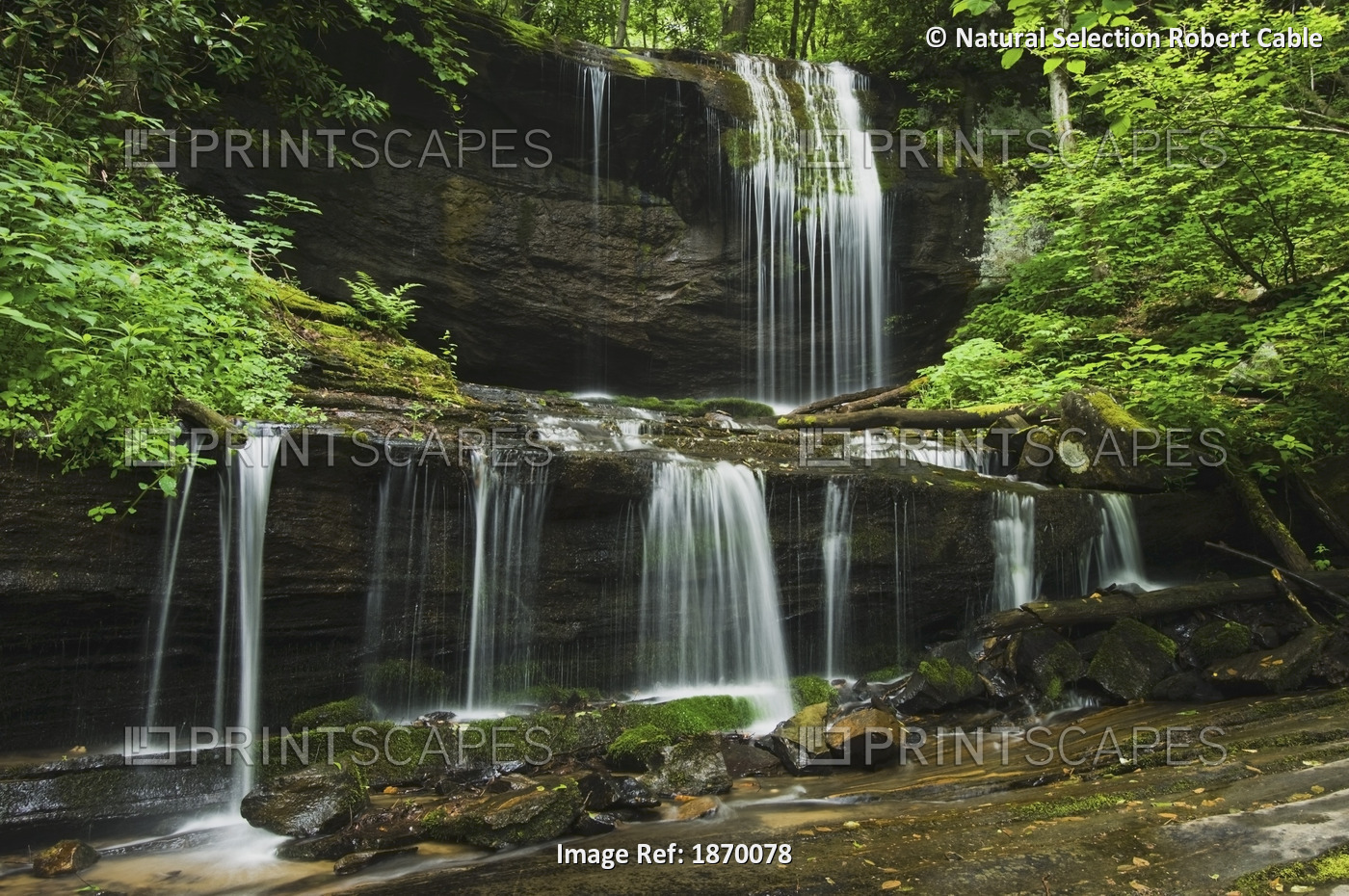 North Carolina, United States Of America; Grassy Creek Falls