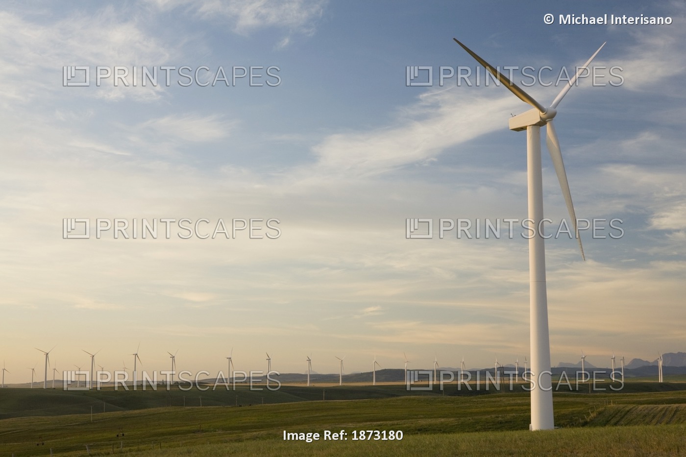 Pincher Creek, Alberta, Canada; Wind Mill Farm