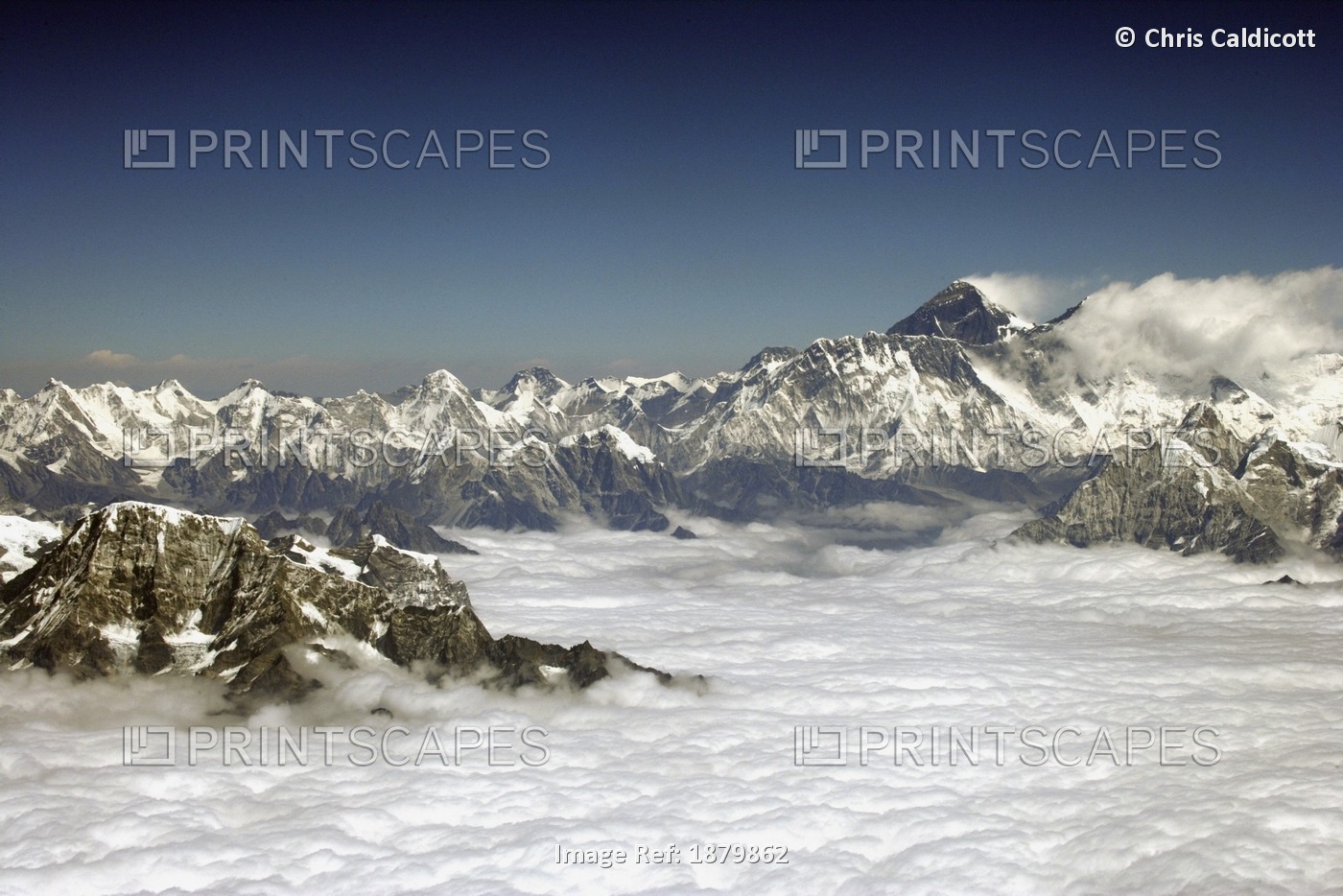 Aerial View Of Mount Everest