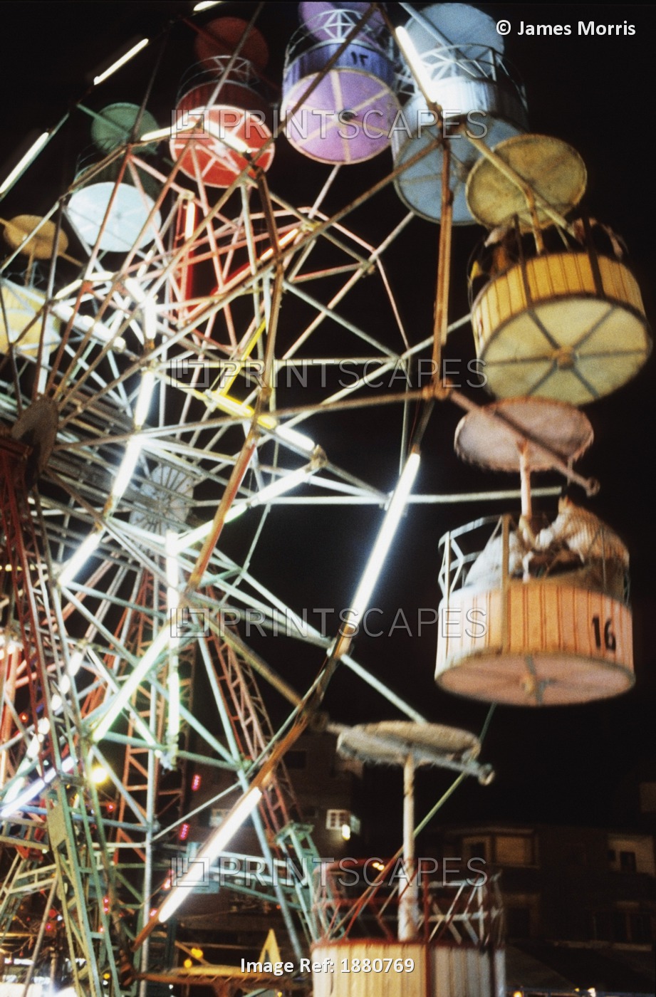 Ferris Wheel At Fairground