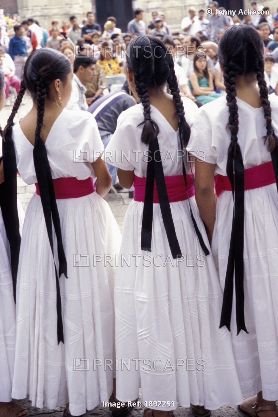 Female Dancers In White Costumes