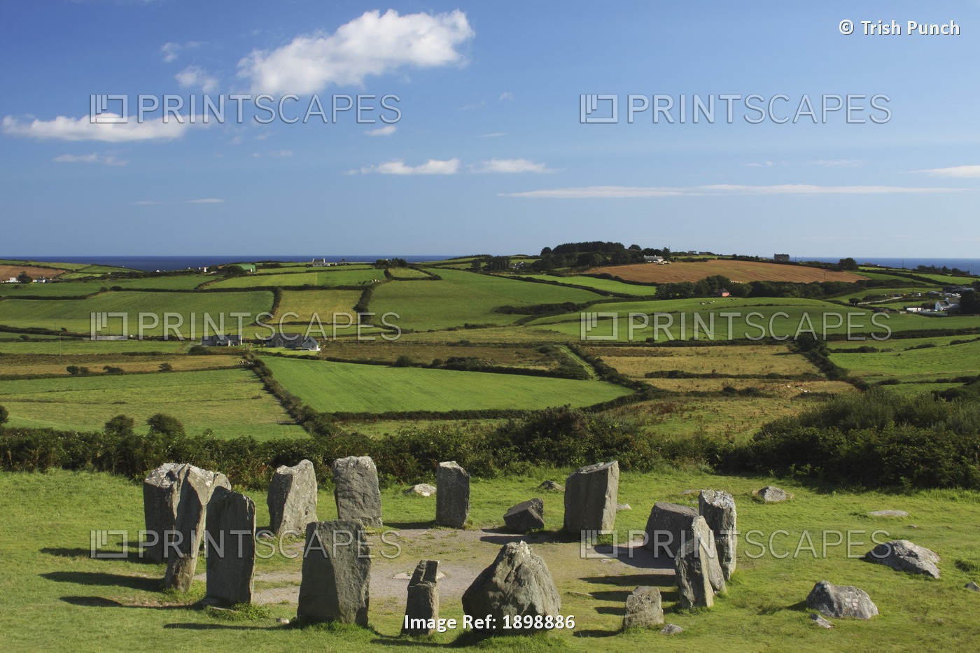 Drombeg Stone Circle Near Glandore In West Cork In Munster Region; County Cork, ...